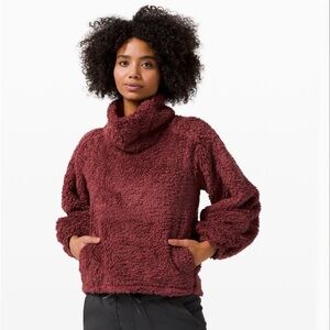 Lululemon Warm Restore Sherpa Pullover Savannah